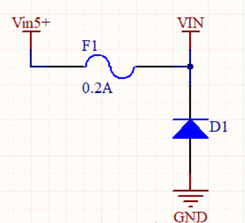 電源反接保護(hù)電路 MOS管 自恢復(fù)保險(xiǎn)絲過(guò)流