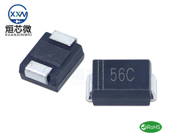 P6SMB56CA參數(shù),TVS二極管P6SMB56CA瞬態(tài)(變)抑制二極管